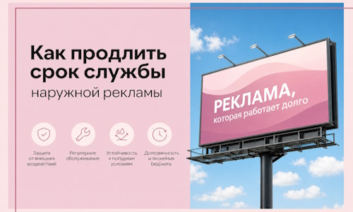 Как продлить срок службы наружной рекламы в Североуральске