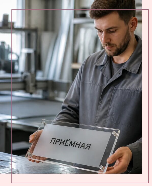 Таблички из оргстекла на заказ в Североуральске от 4017 р. | Аванза-Сву