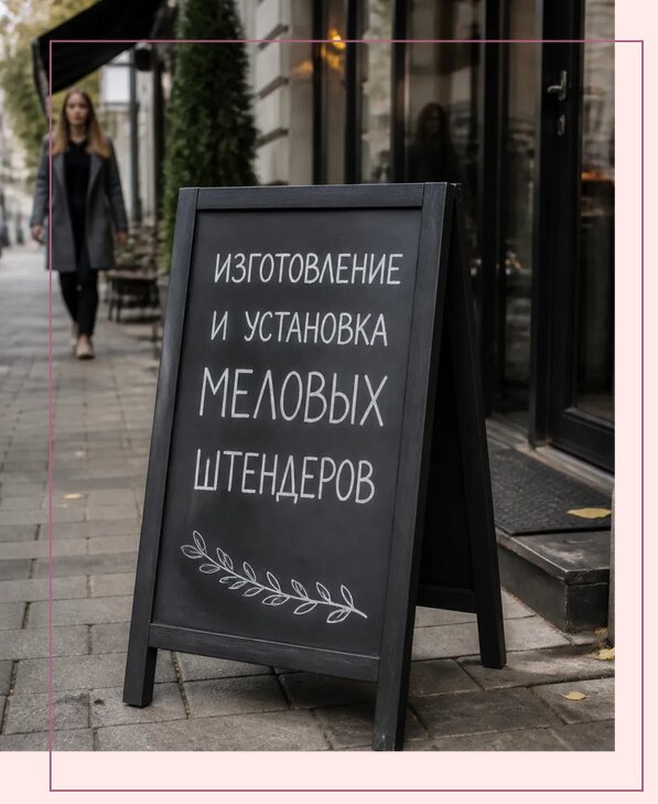 Меловые штендеры в Североуральске по цене от 6696 р. | Аванза-Сву